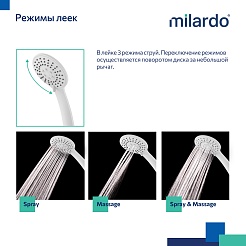 Milardo Смеситель для ванны Rora RORWT00M10 универсальный – фотография-4
